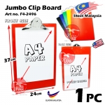 F4 Clip Board Single Jumbo Clip Board F4 Color PVC Clipboard F4-2496
